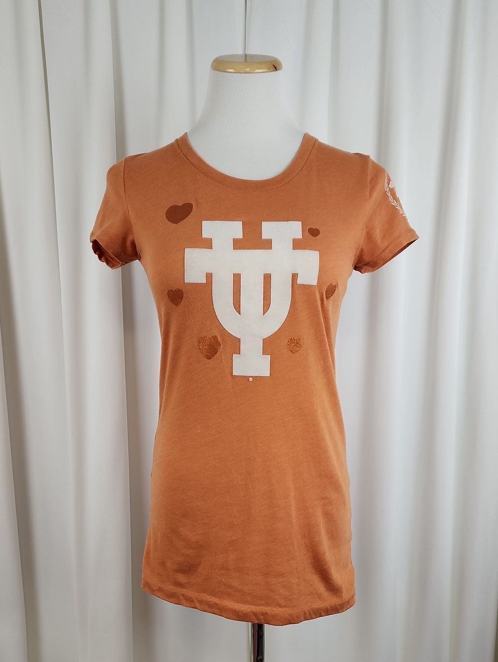 PINK Victoria's Secret Collegiate Collection UT Short Sleeve T Shirt Size Medium